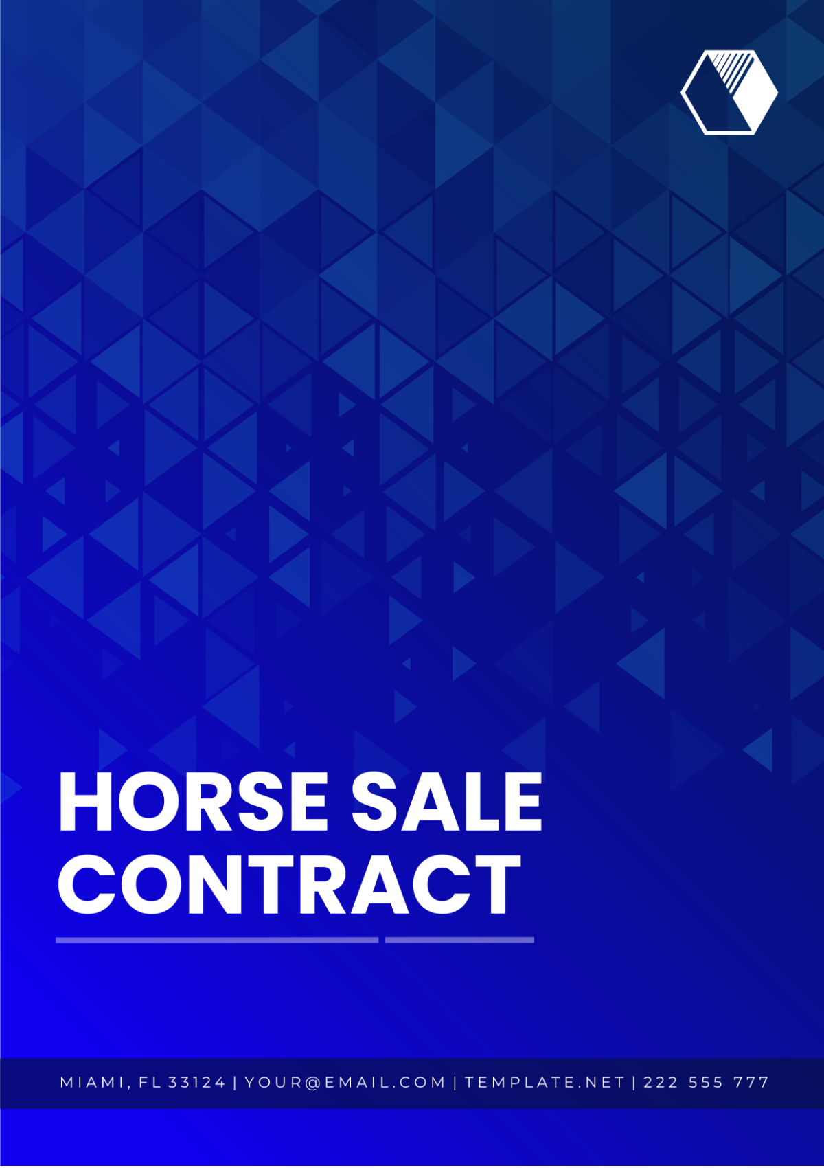 Horse Sale Contract Template - Edit Online & Download