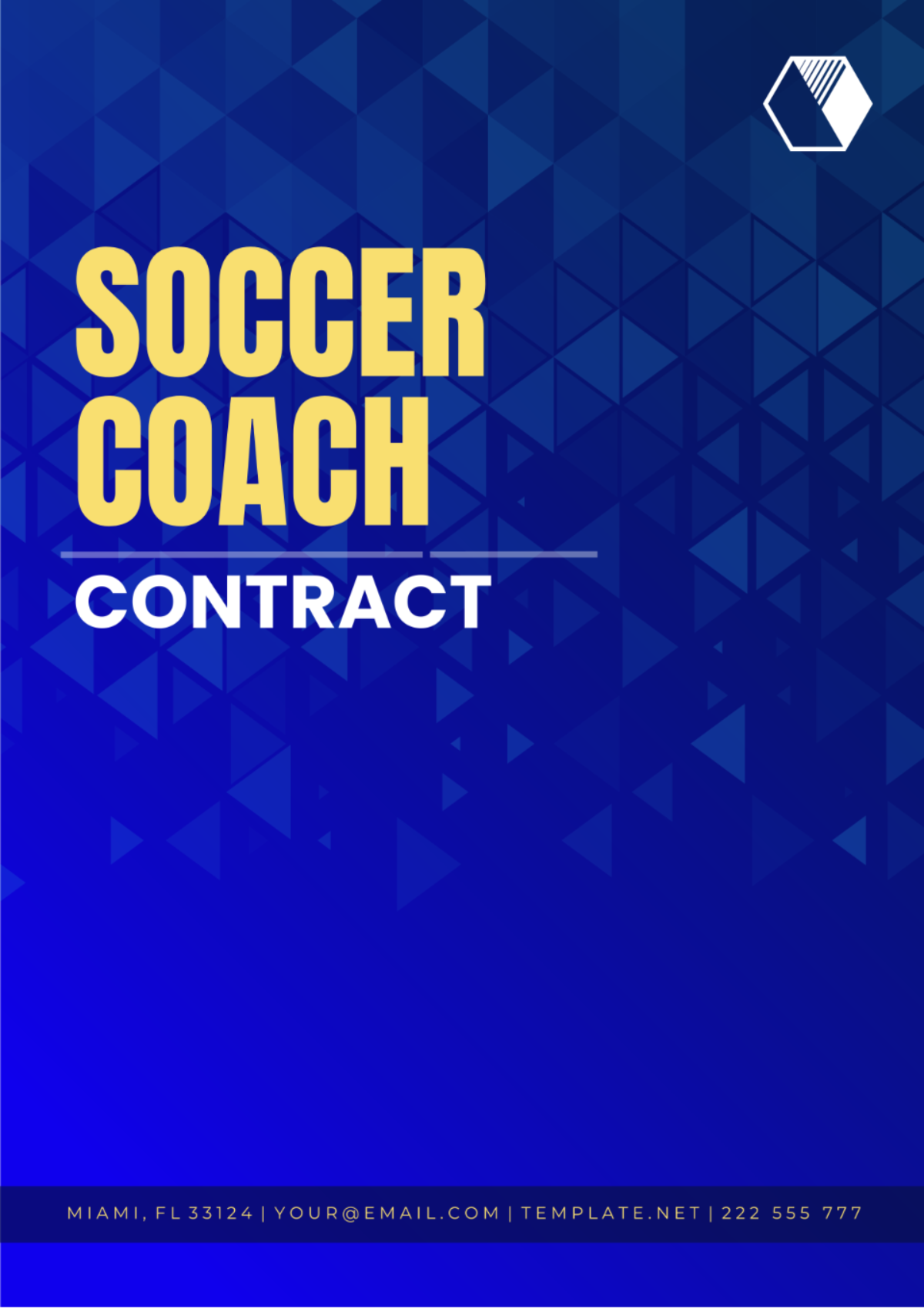 Soccer Coach Contract Template - Edit Online & Download