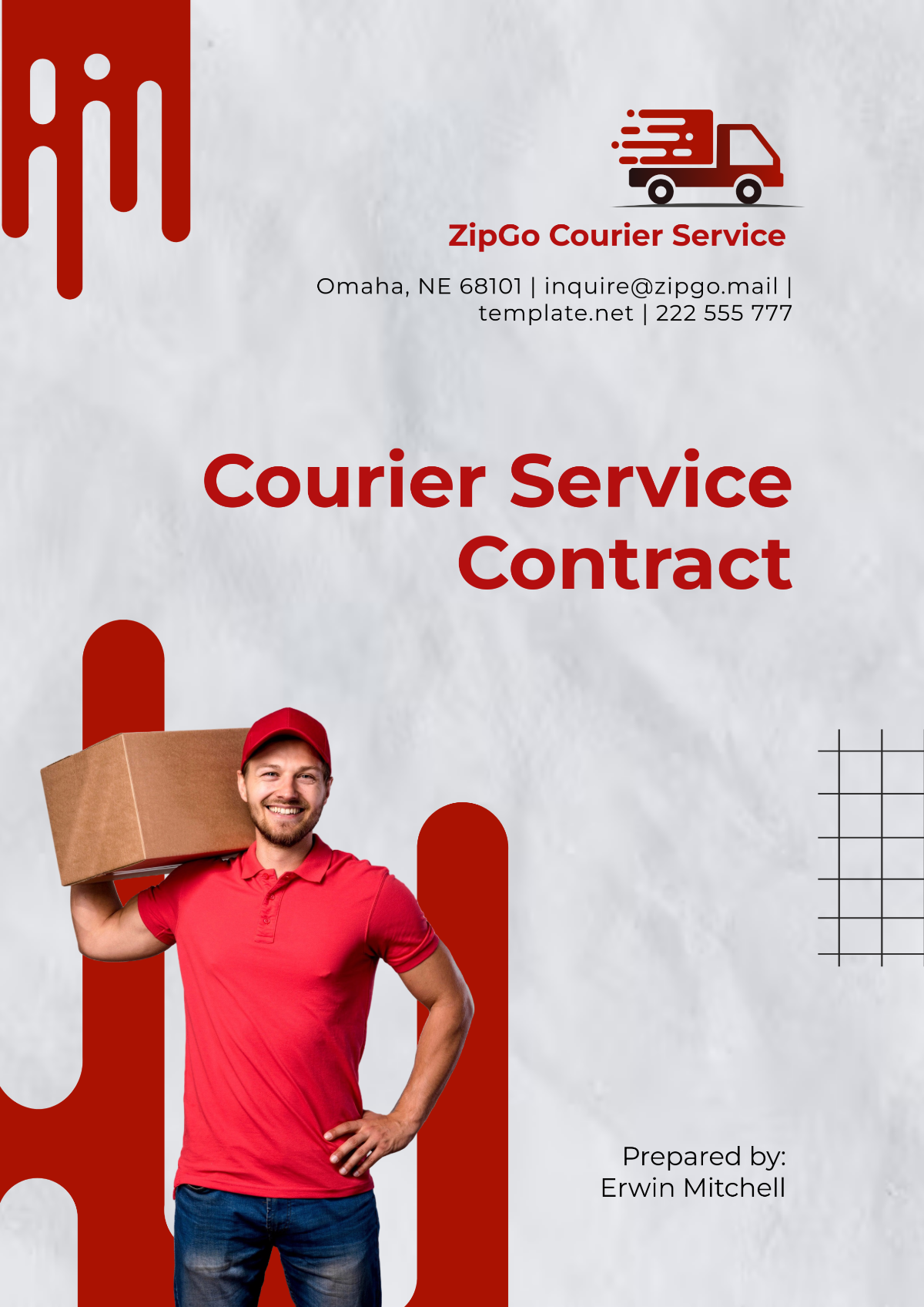 Courier Service Contract Template