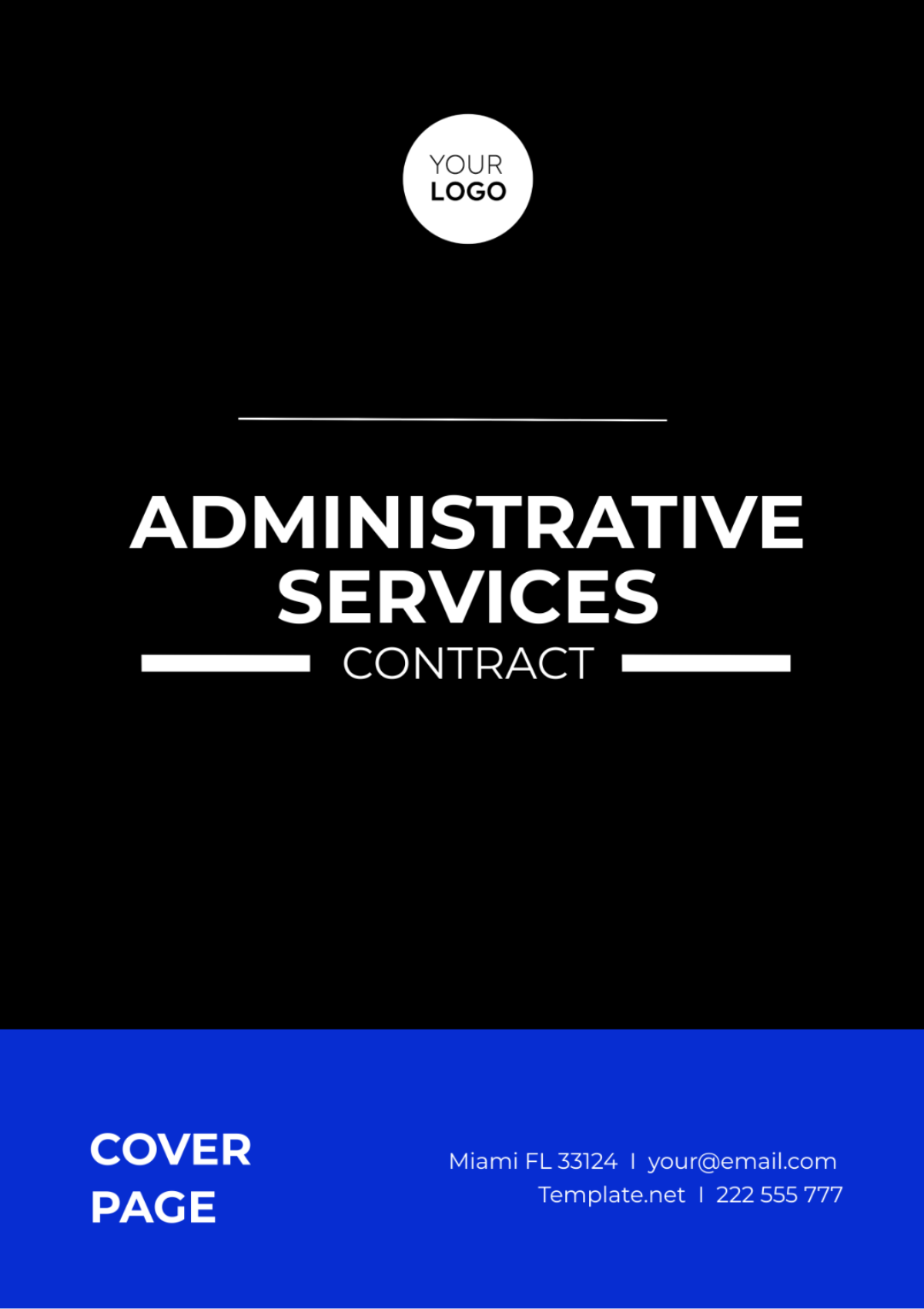 Administrative Services Contract Template - Edit Online & Download