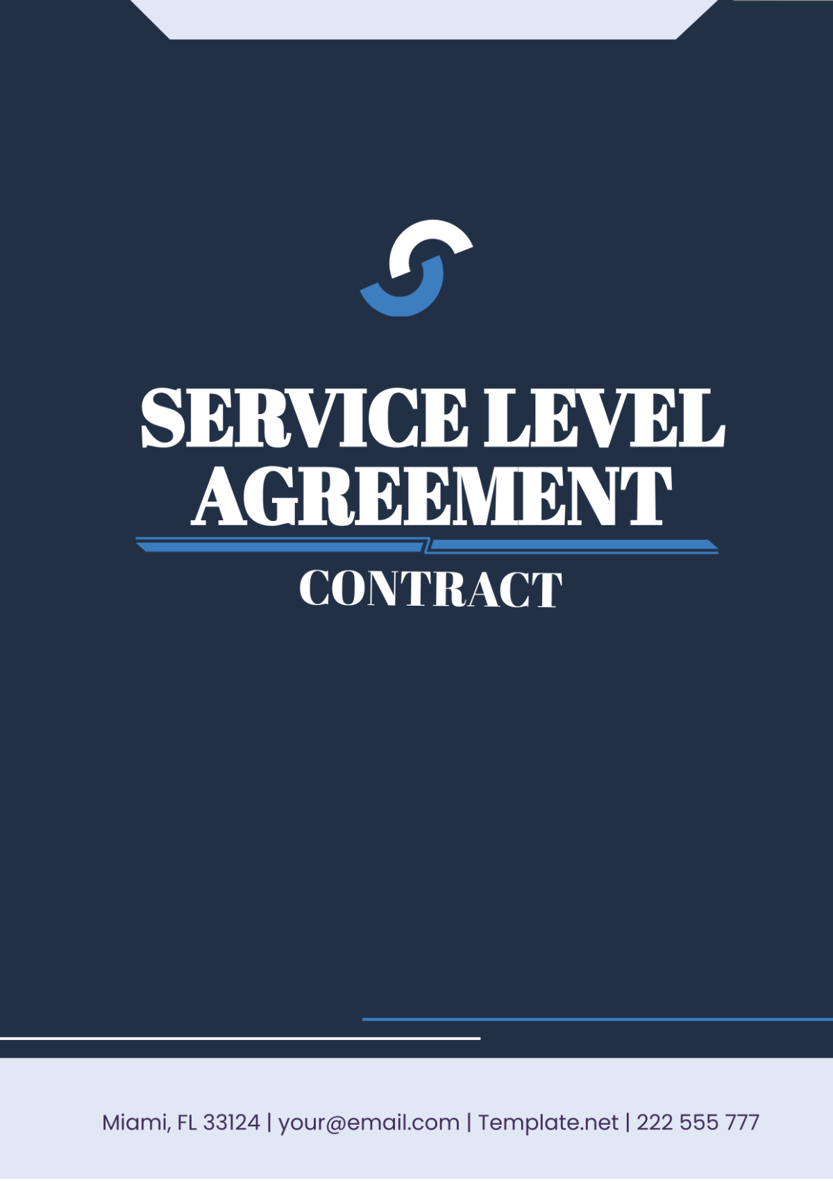 Service Level Agreement Contract Template - Edit Online & Download