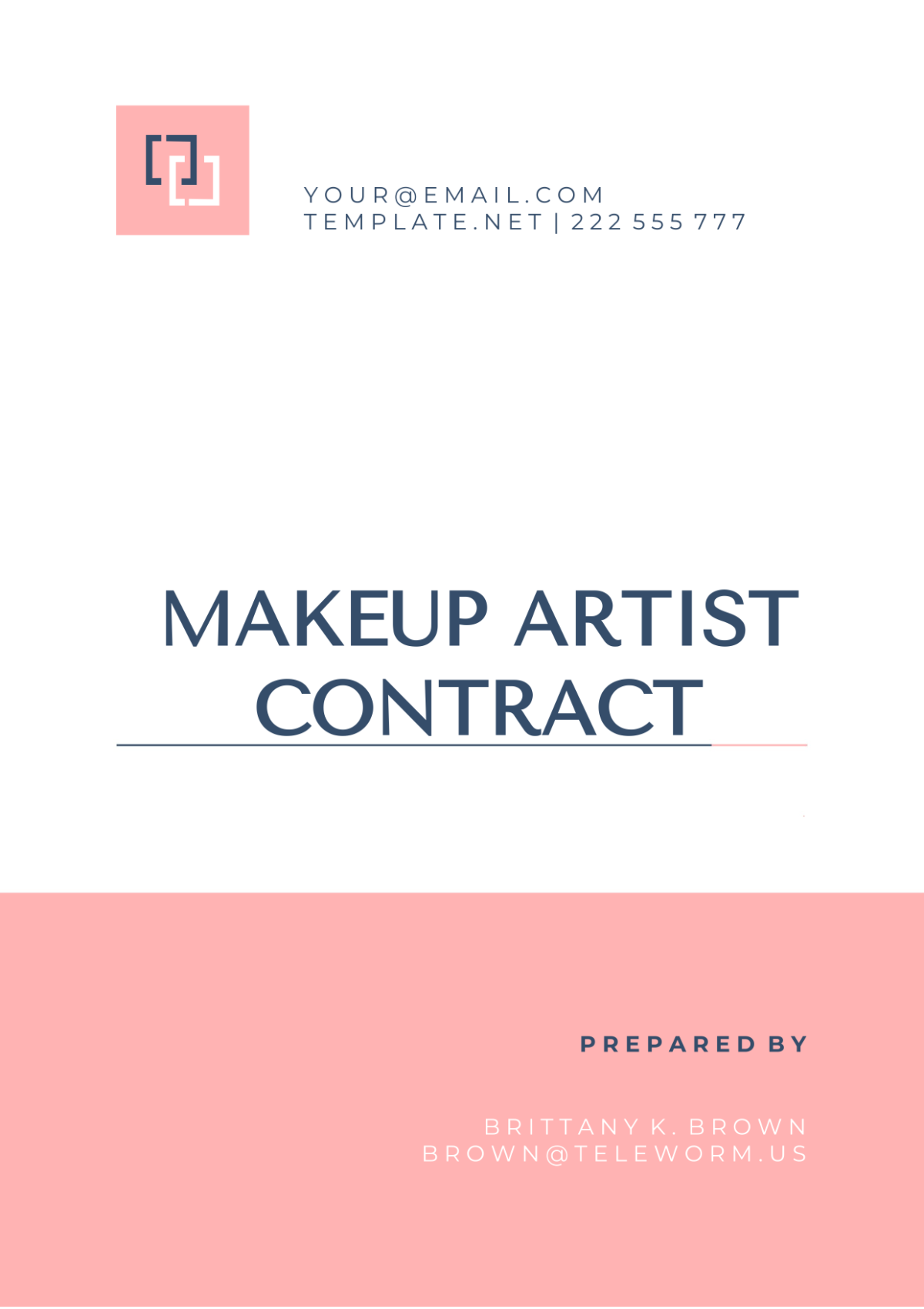 Makeup Artist Bridal Contract Template - Edit Online & Download