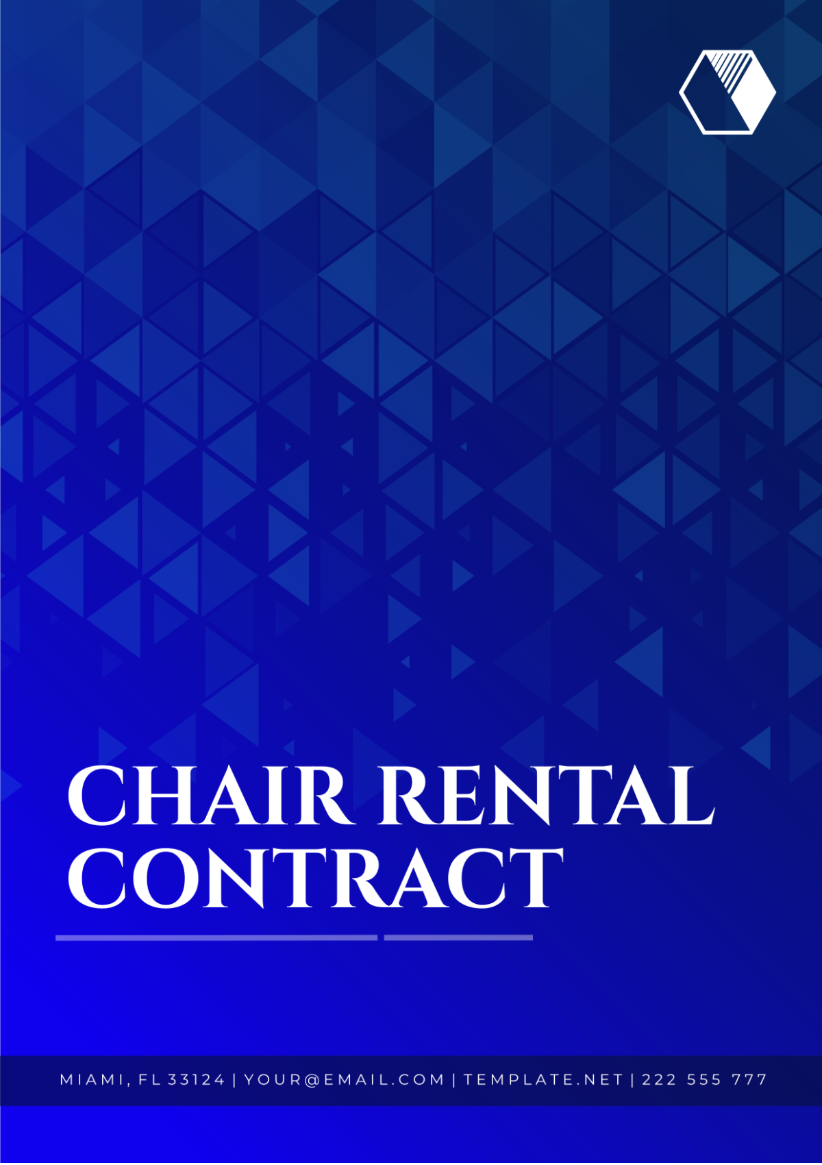 Chair Rental Contract Template - Edit Online & Download