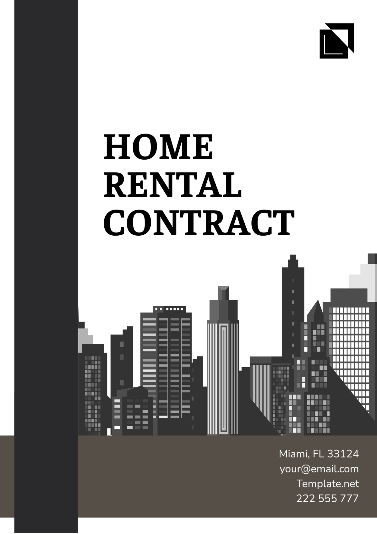 Home Rental Contract Template - Edit Online & Download