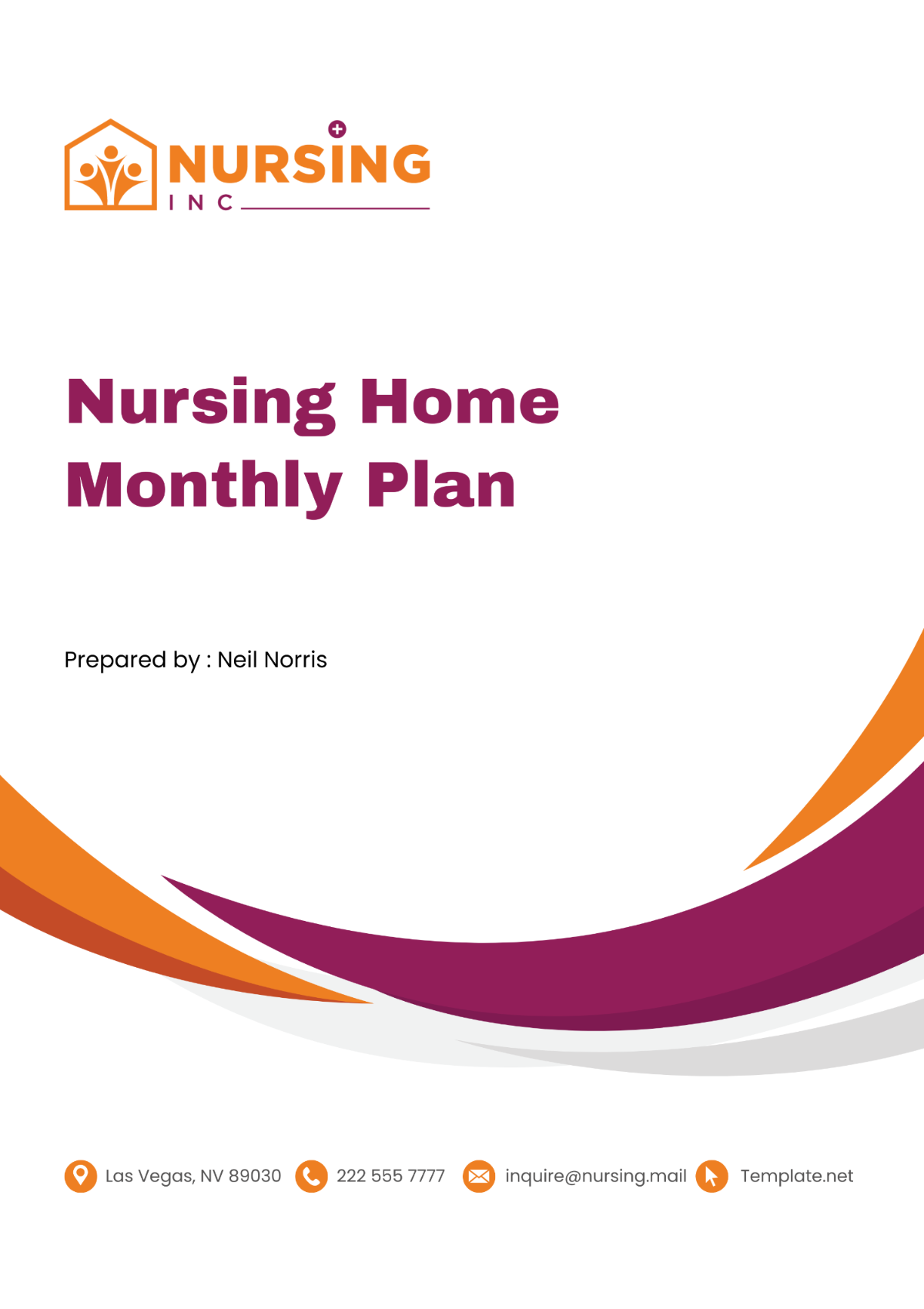 Nursing Home Monthly Plan Template - Edit Online & Download