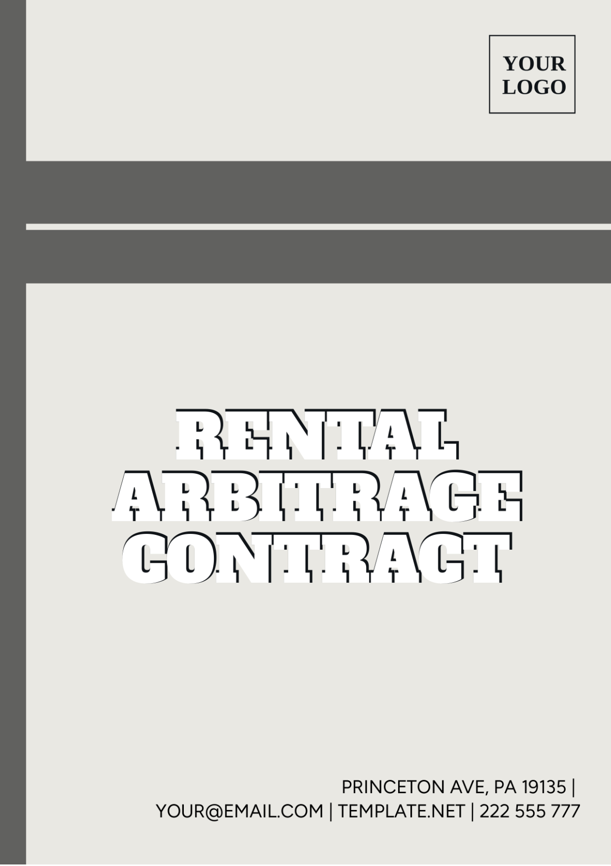 Rental Arbitrage Contract Template - Edit Online & Download