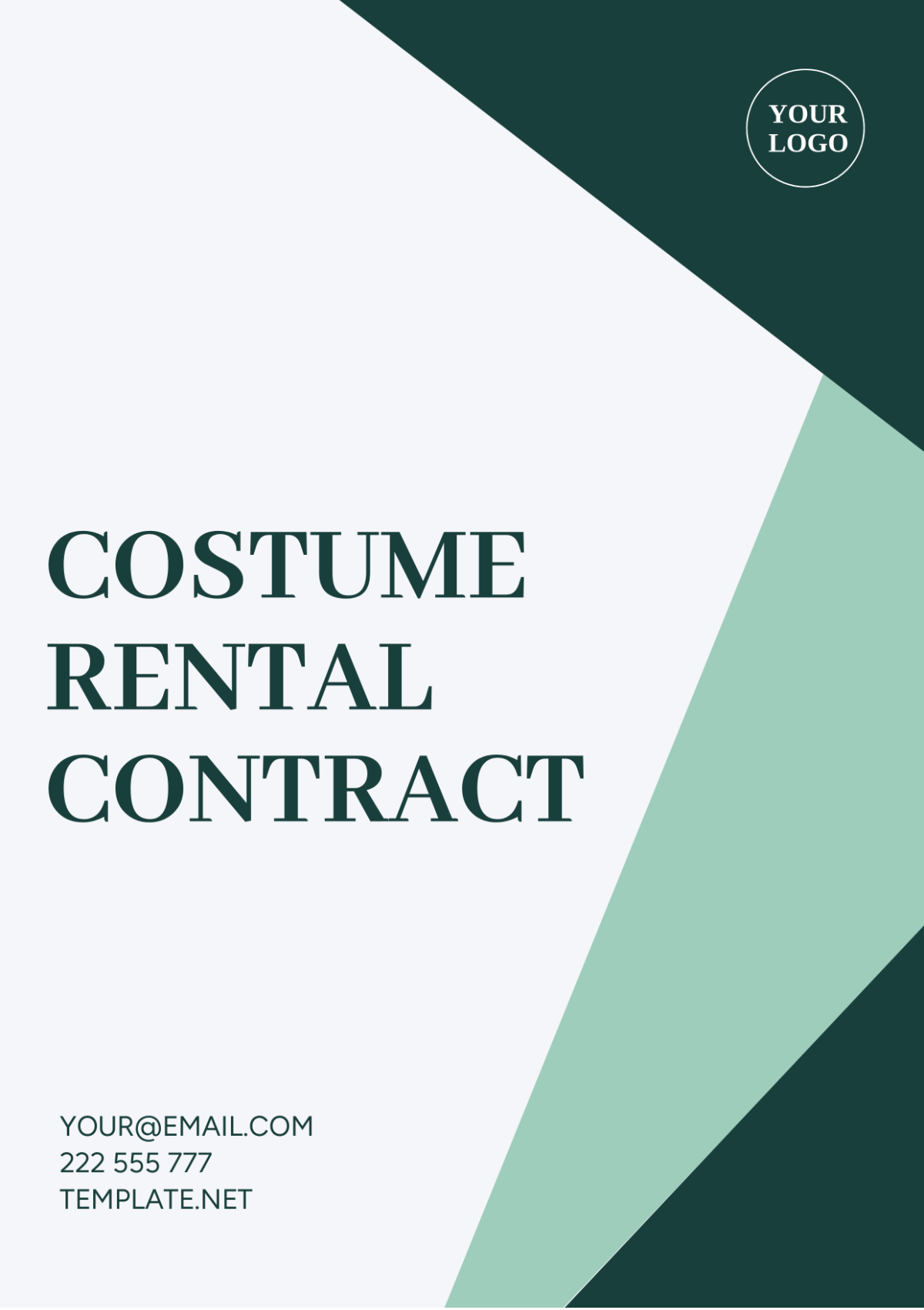 Costume Rental Contract Template - Edit Online & Download