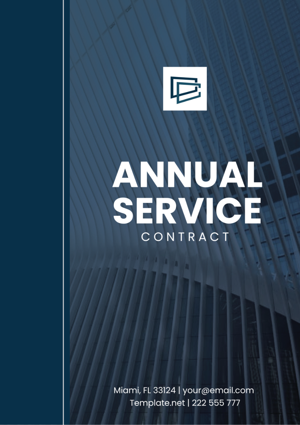 Annual Service Contract Template - Edit Online & Download