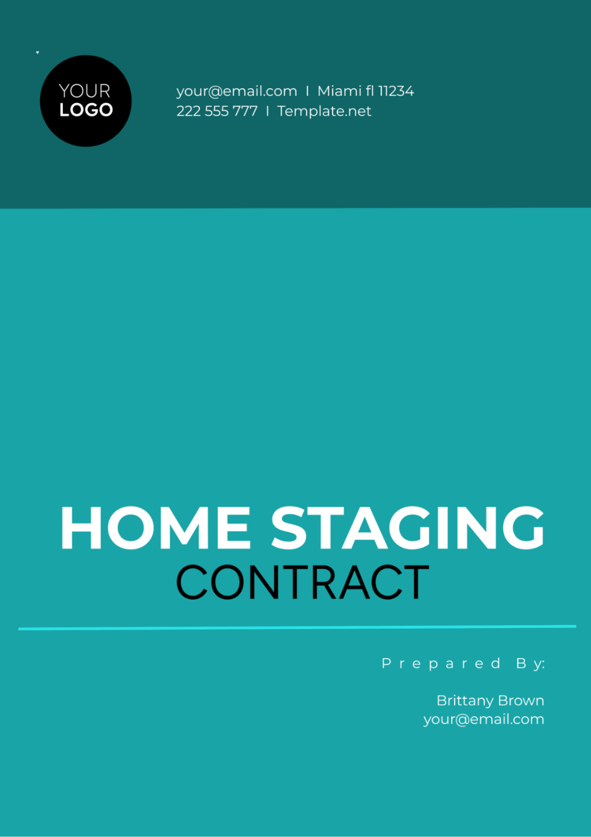 Home Staging Contract Contract - Edit Online & Download