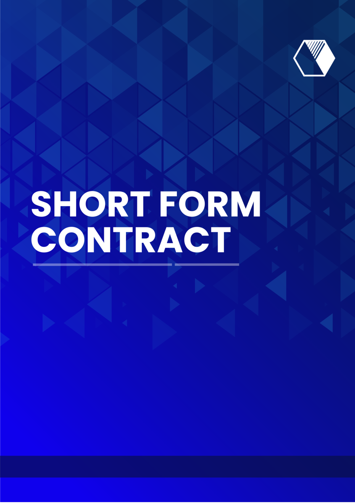 Short Form Contract Template - Edit Online & Download