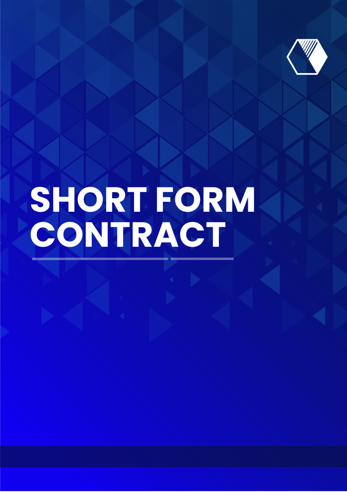Free Short Form Contract Template Edit Online Download Template
