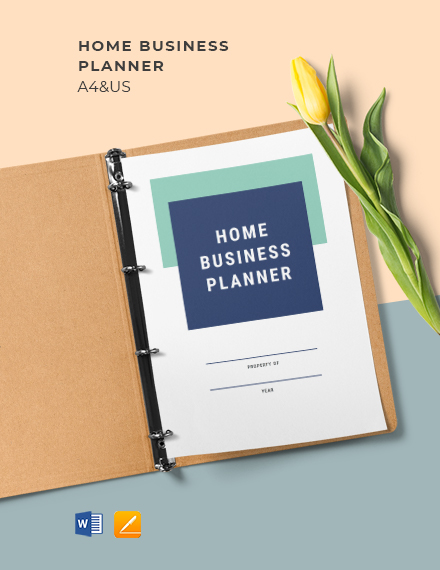 Small Business Planner Template - Illustrator, InDesign, PSD | Template.net