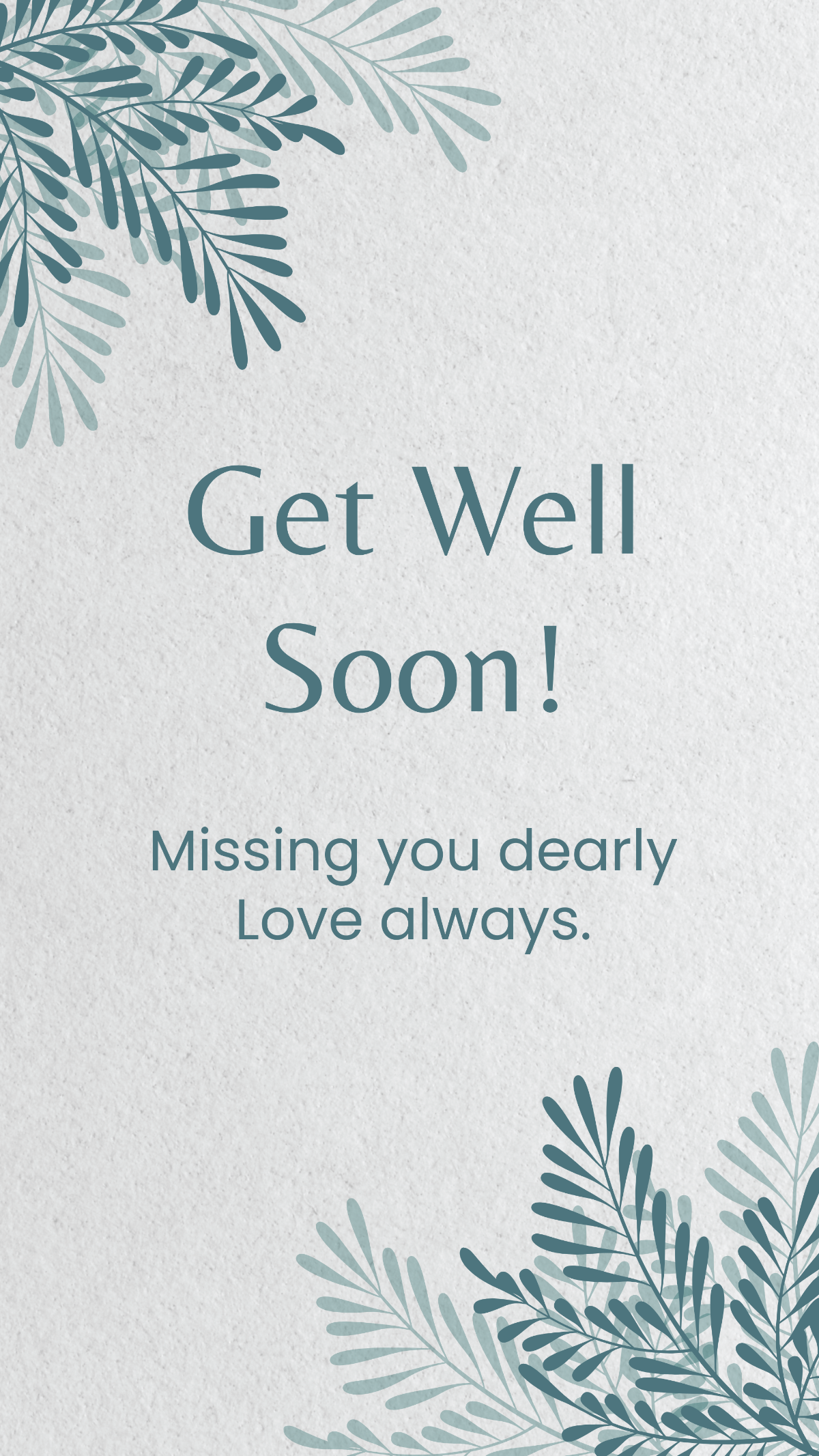 Get Well Soon Letter For Boyfriend Template