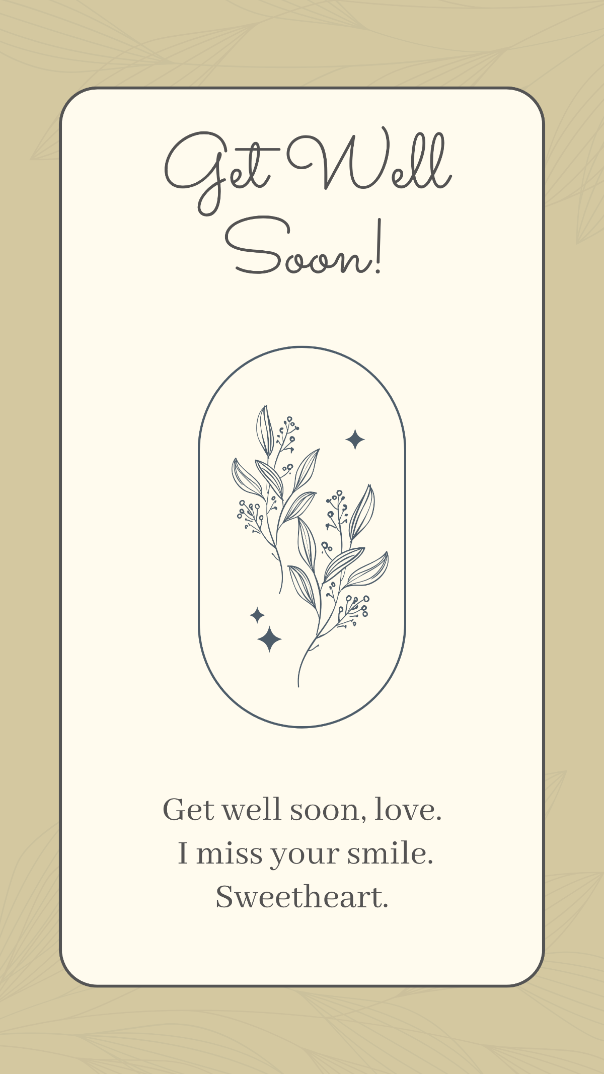 Get Well Soon Wishes For Boyfriend Template