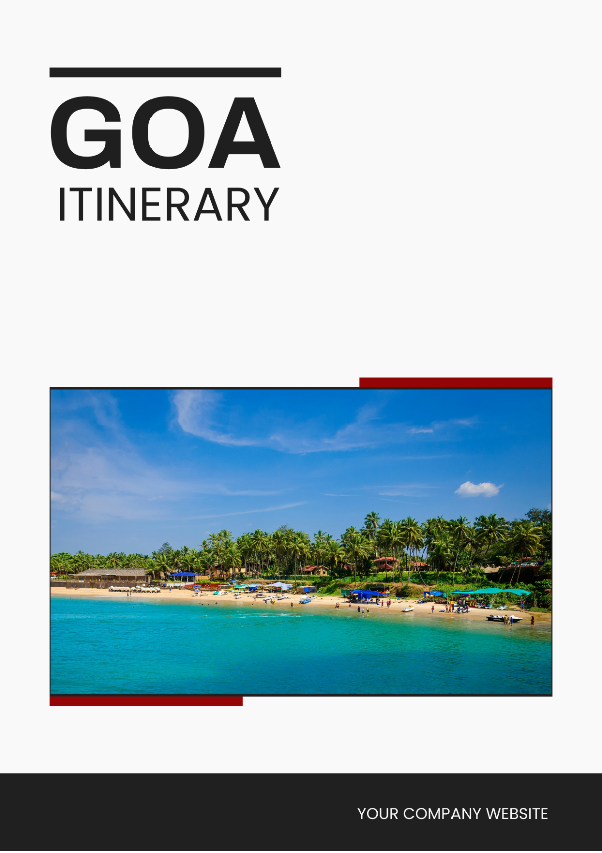 4 Day Goa Itinerary Template