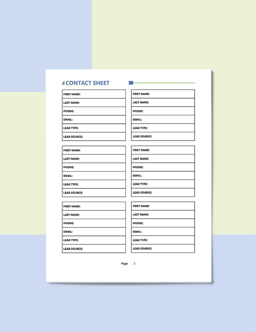 Sample Real Estate Business Planner Template