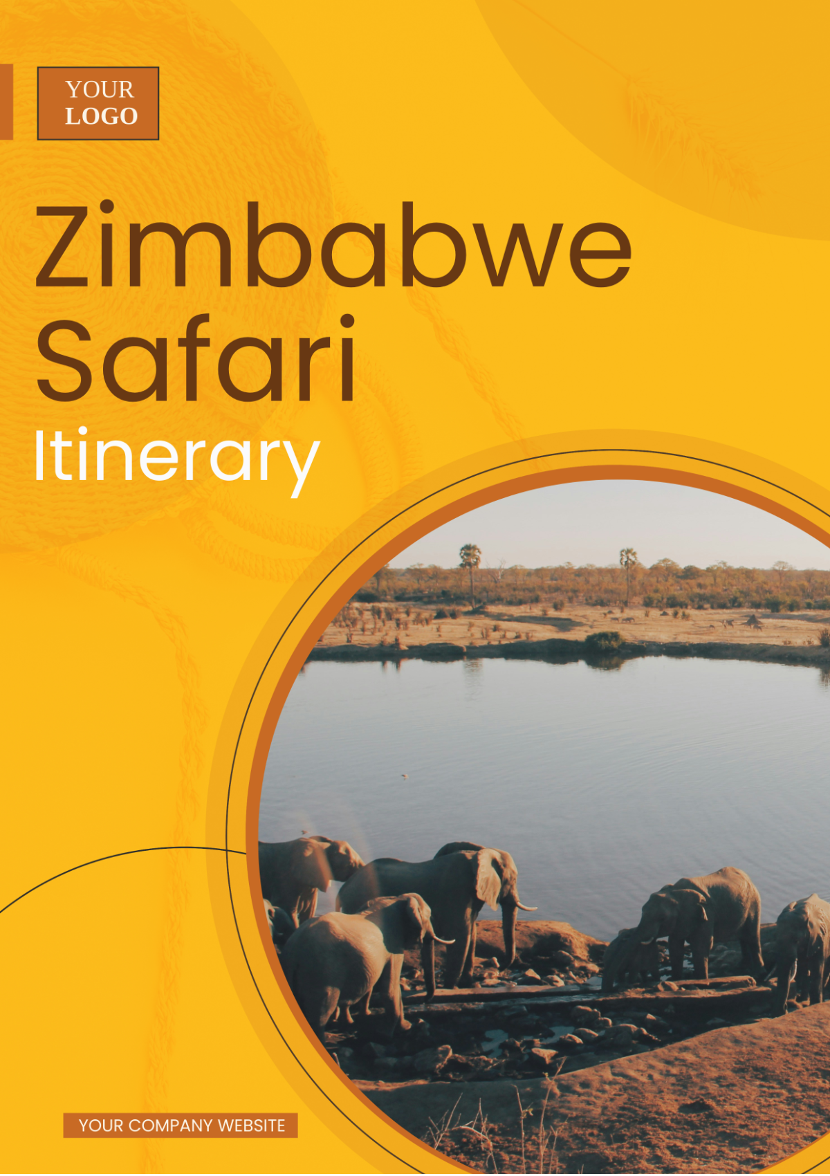 Free Zimbabwe Safari Itinerary Template
