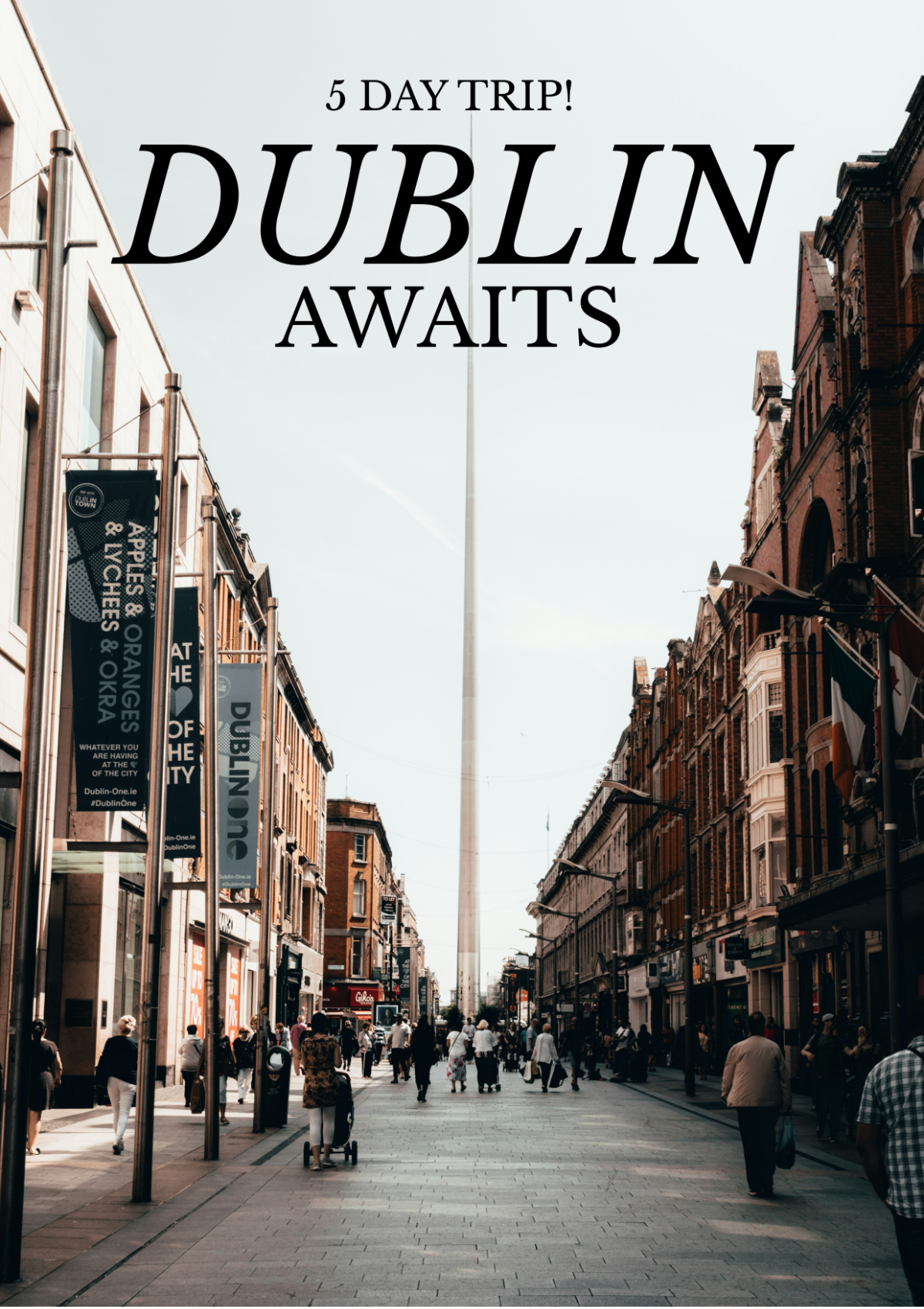 5 Day Dublin Itinerary Template
