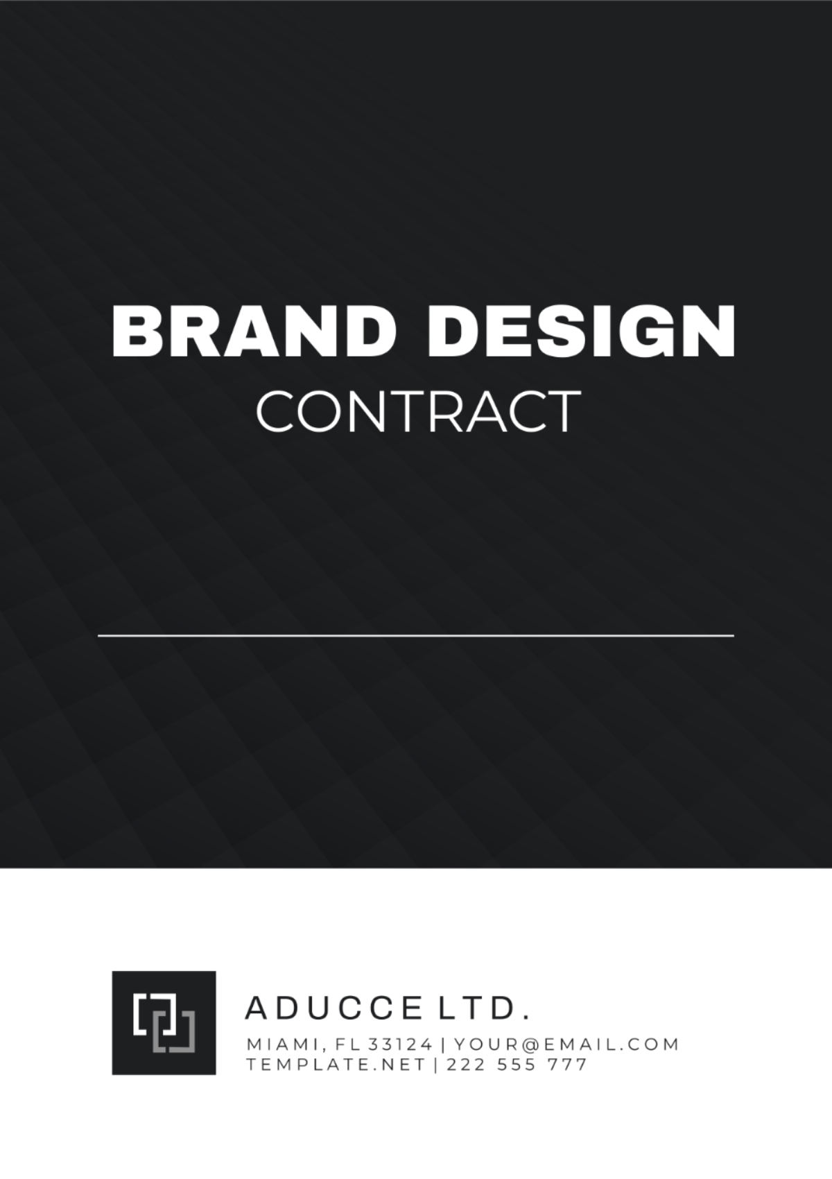 Brand Design Contract Template - Edit Online & Download