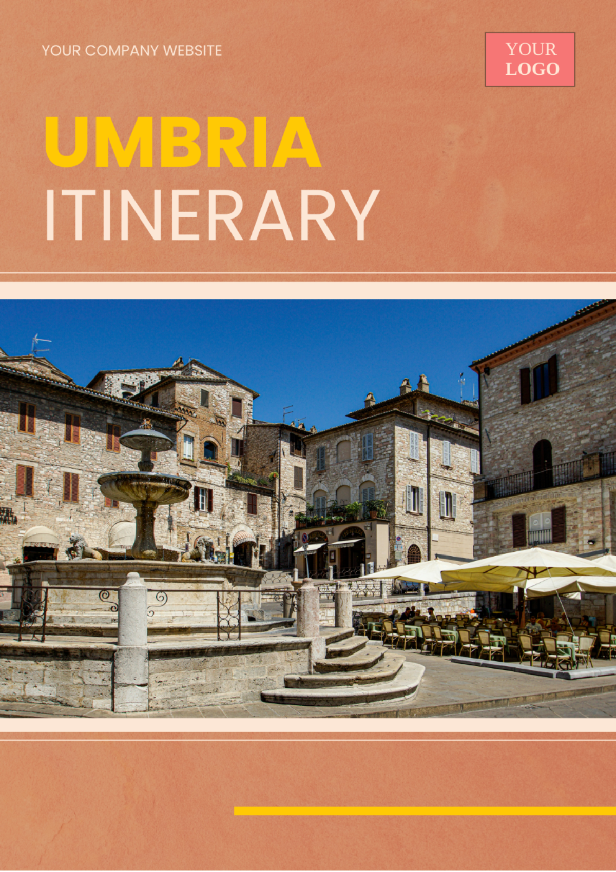 Free Umbria Itinerary Template