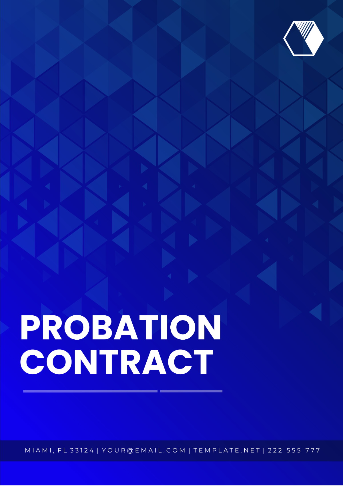 Probation Contract Template - Edit Online & Download