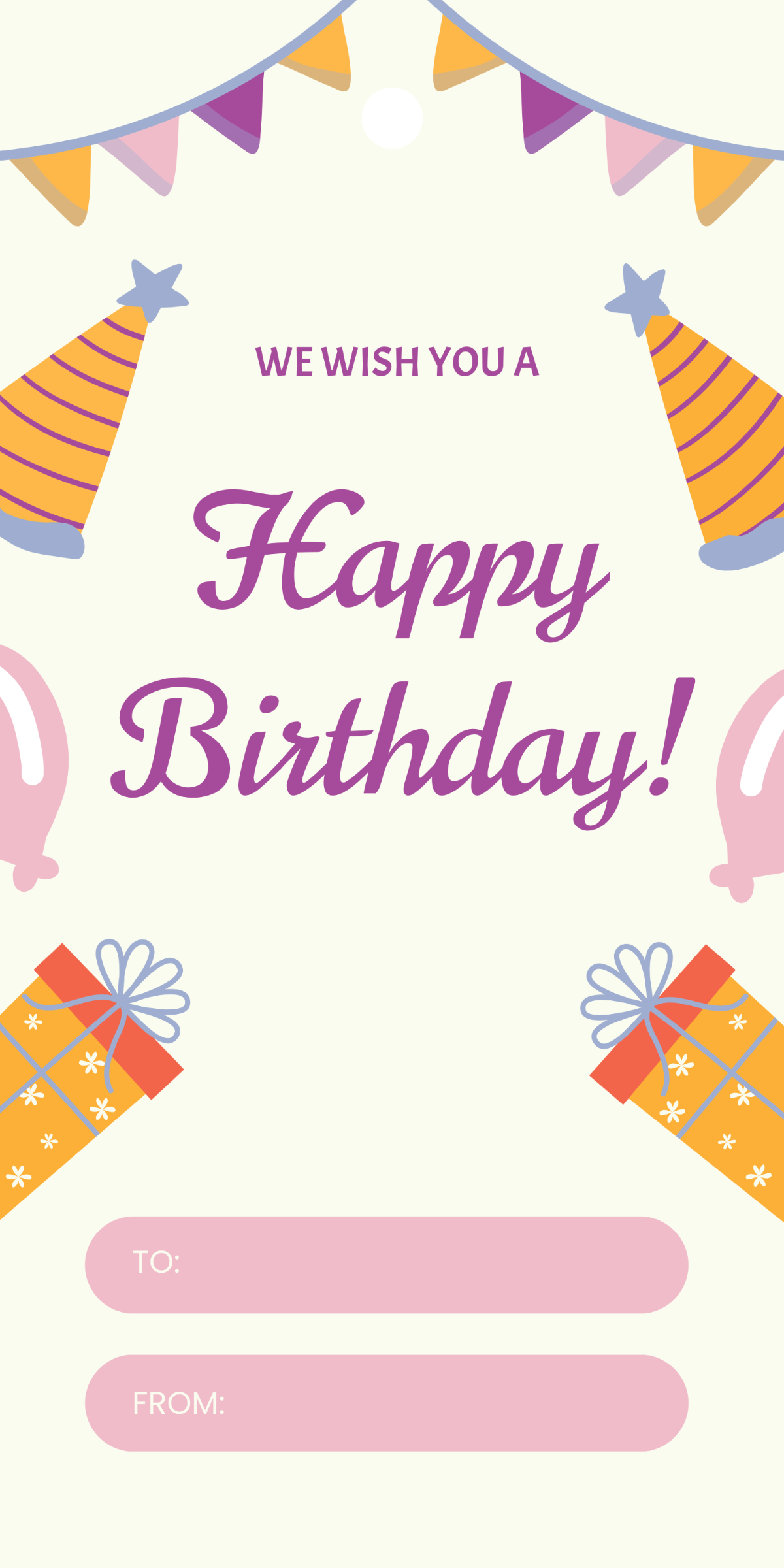 Free Birthday Gift Tag Template