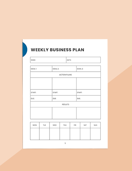 Creative Business Planner Template - Word, Apple Pages | Template.net