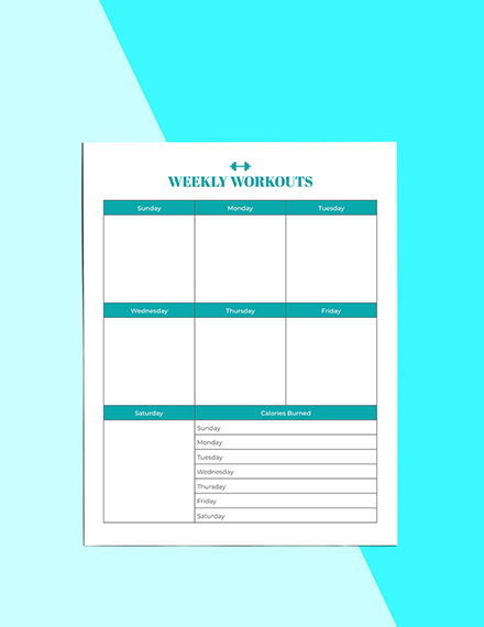 Exercise Workout Planner Download
