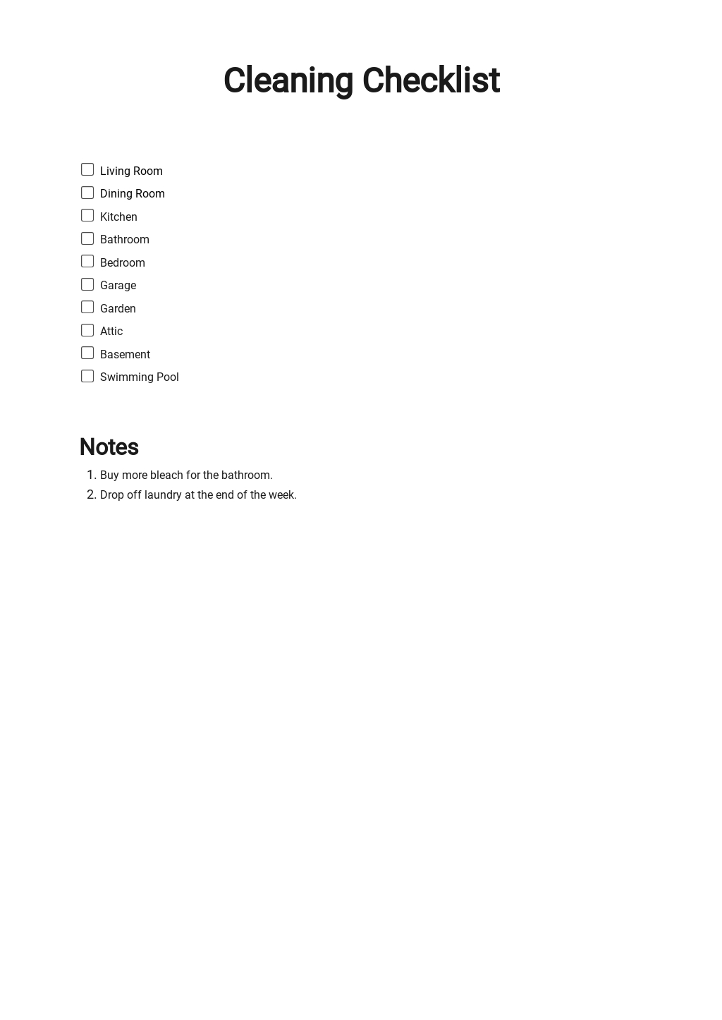 12 Free Hotel Checklist Templates Edit And Download 3696