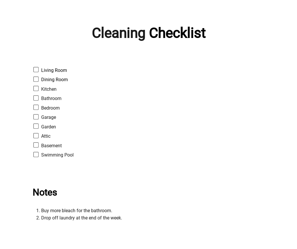 31+ Service Checklist Templates - Free Downloads | Template.net