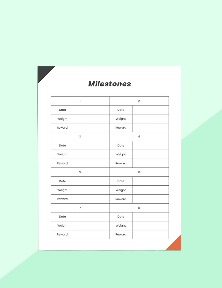 Gym Workout Planner Template
