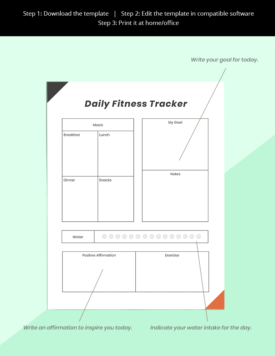 Gym Workout Planner Template