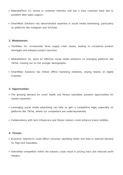 Free In-Depth Media Strategy Advertising Report Template to Edit Online