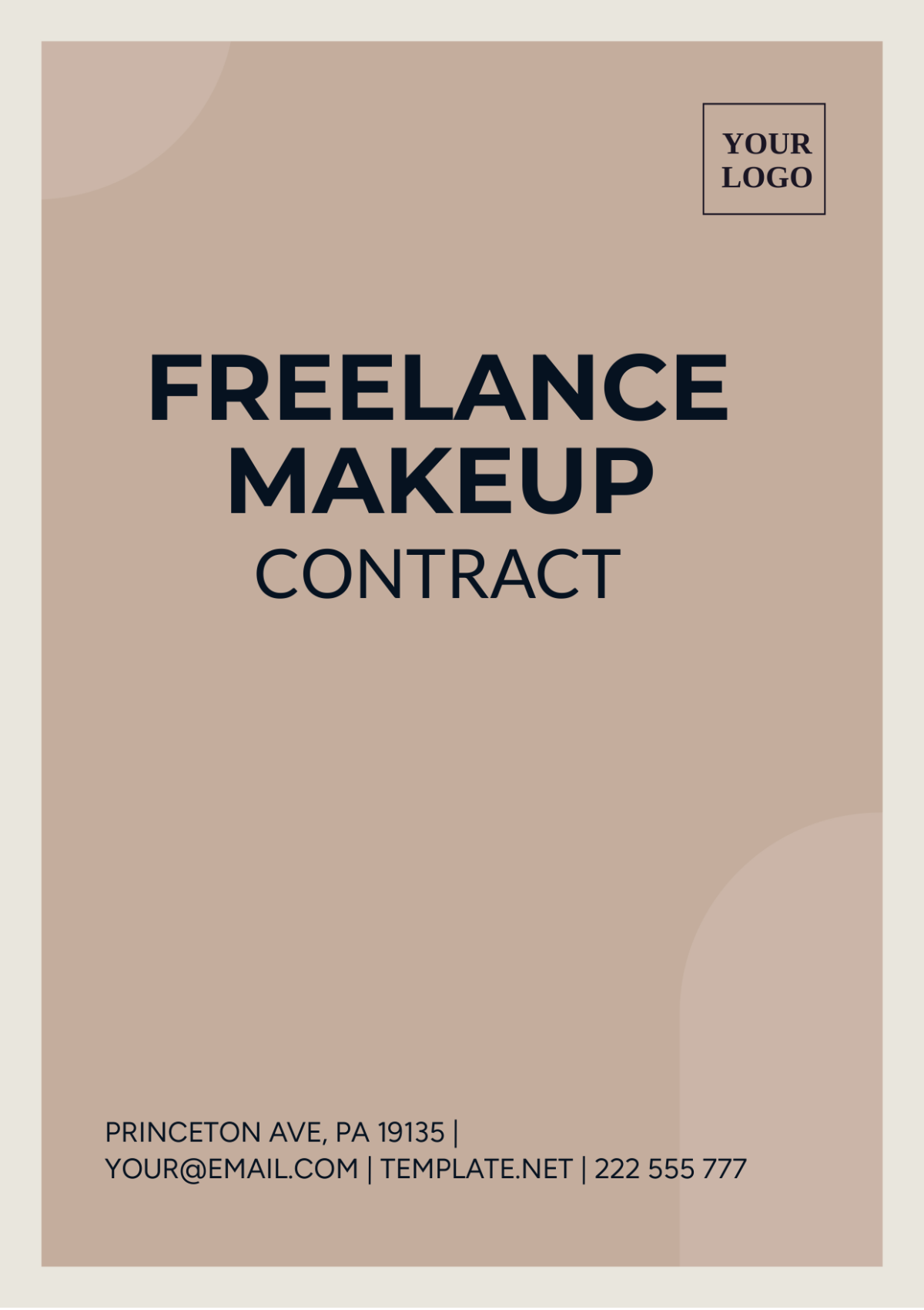 Freelance Makeup Contract Template | Template.net