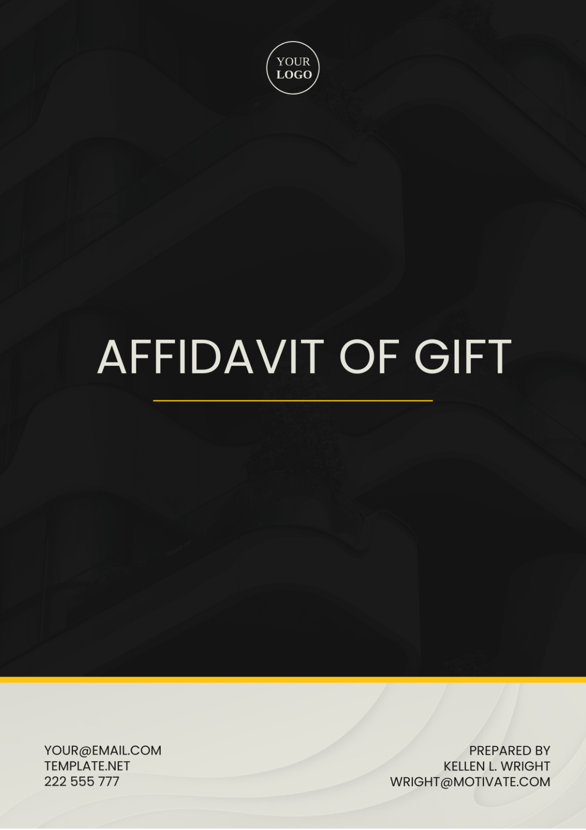 Free Minnesota Affidavit of Gift Template