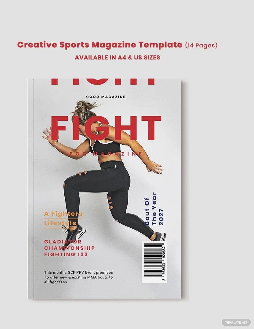 Creative Sports Magazine Template