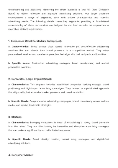 Free Brand Messaging Advertising Architecture Template to Edit Online