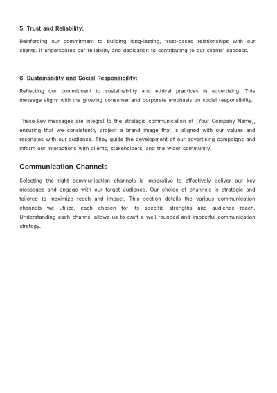 Free Brand Messaging Advertising Architecture Template to Edit Online
