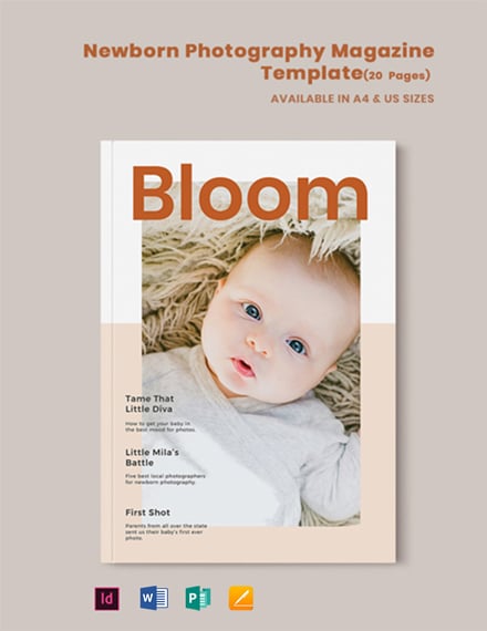 Newborn Photography Magazine 