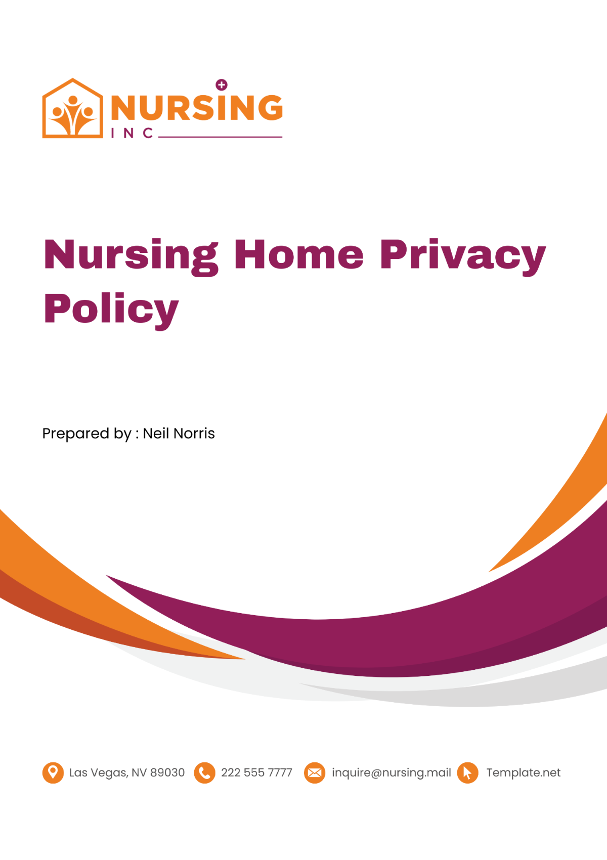 Nursing Home Privacy Policy Template - Edit Online & Download