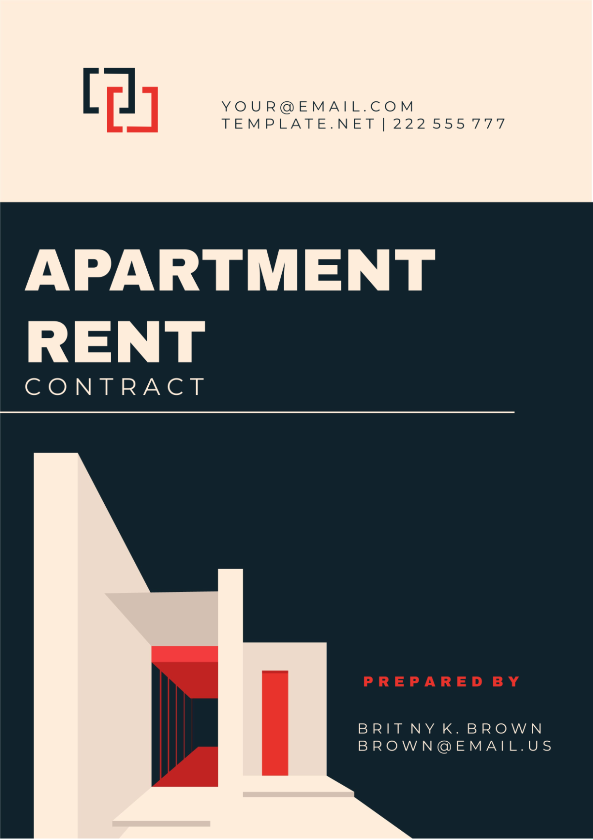 Apartment Rent Contract Template - Edit Online & Download