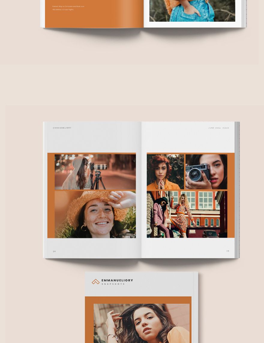 Product Photography Magazine Template