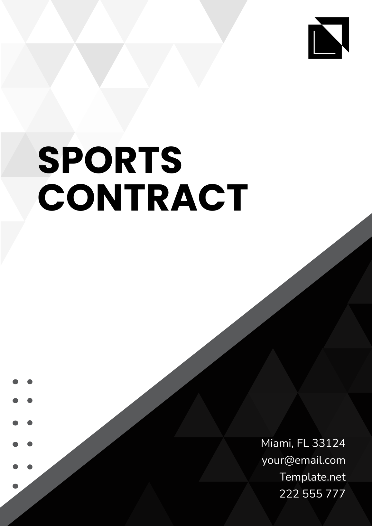 Sports Contract Template - Edit Online & Download