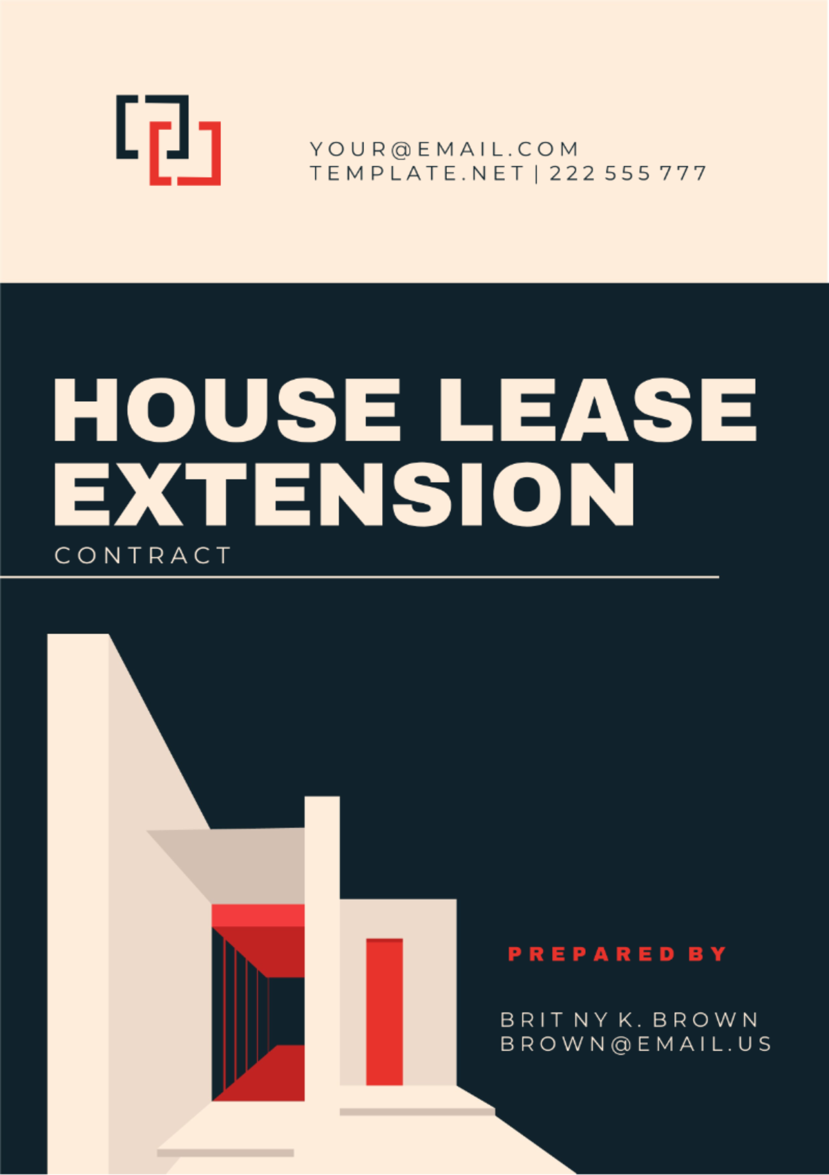 House Lease Extension Contract Template - Edit Online & Download