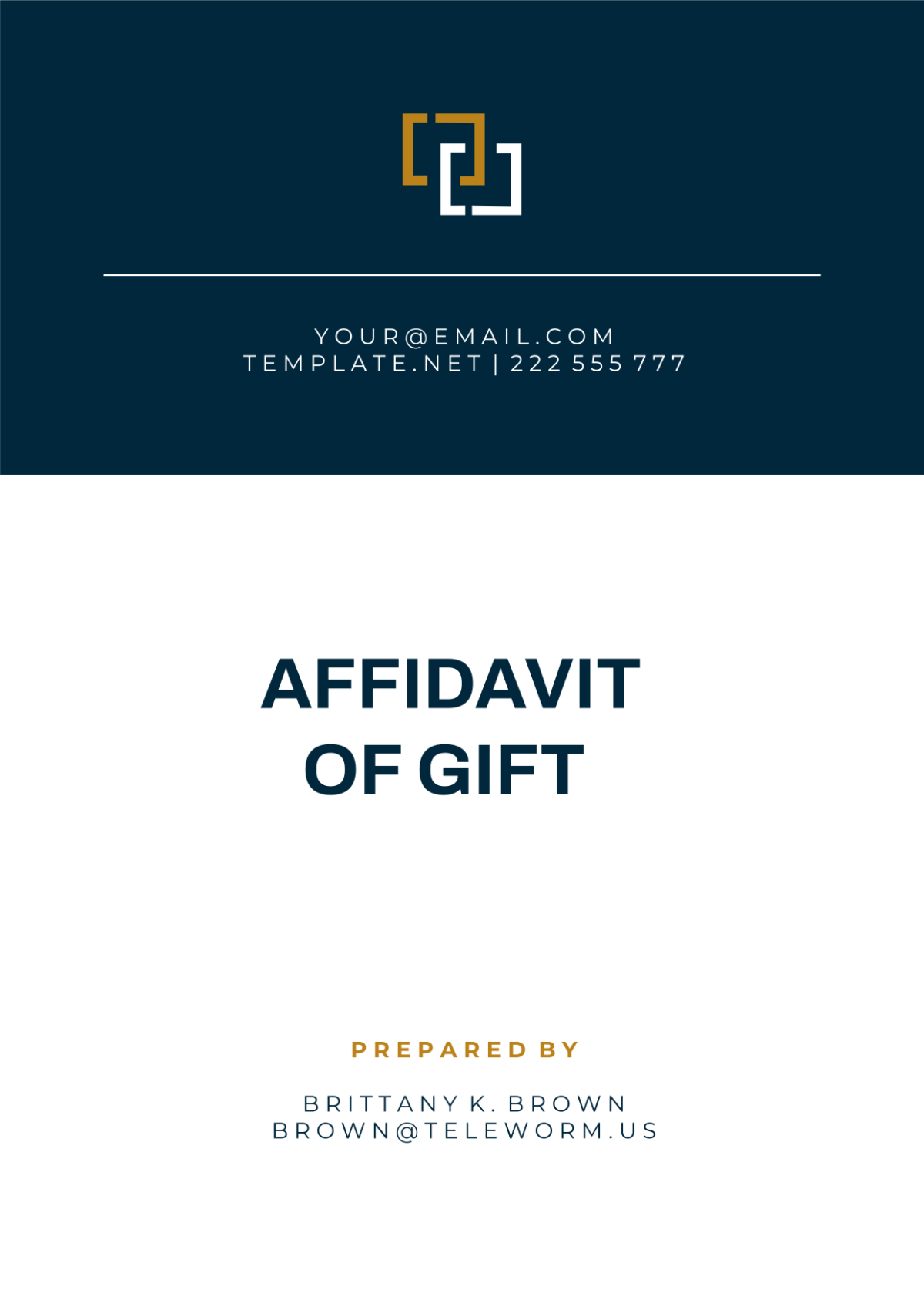 Nevada Affidavit of Gift Template - Edit Online & Download