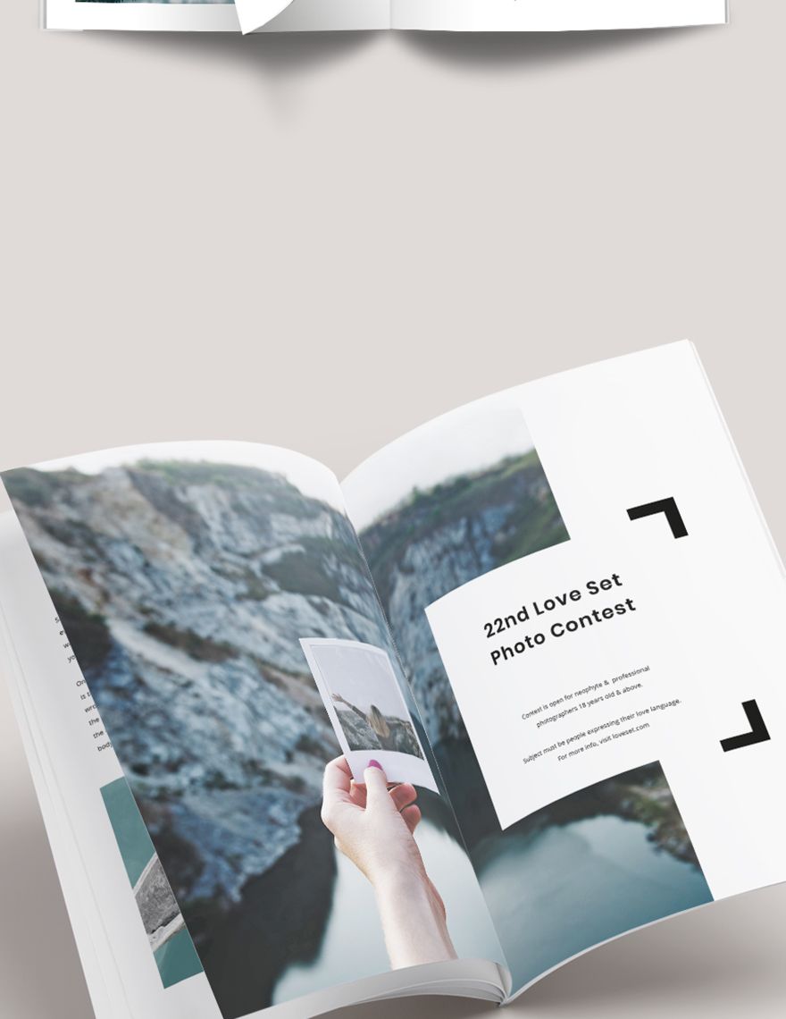 Simple Photography Magazine Template