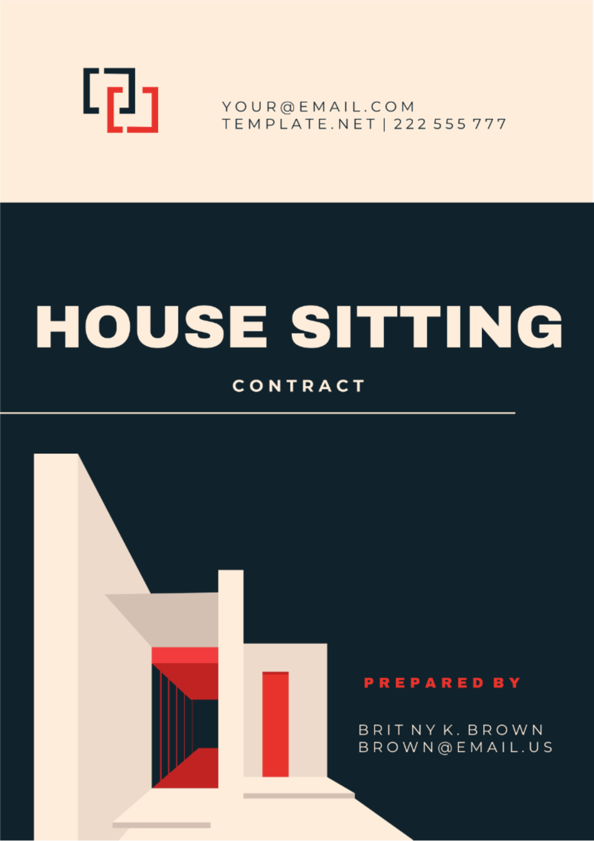 House Sitting Contract Template