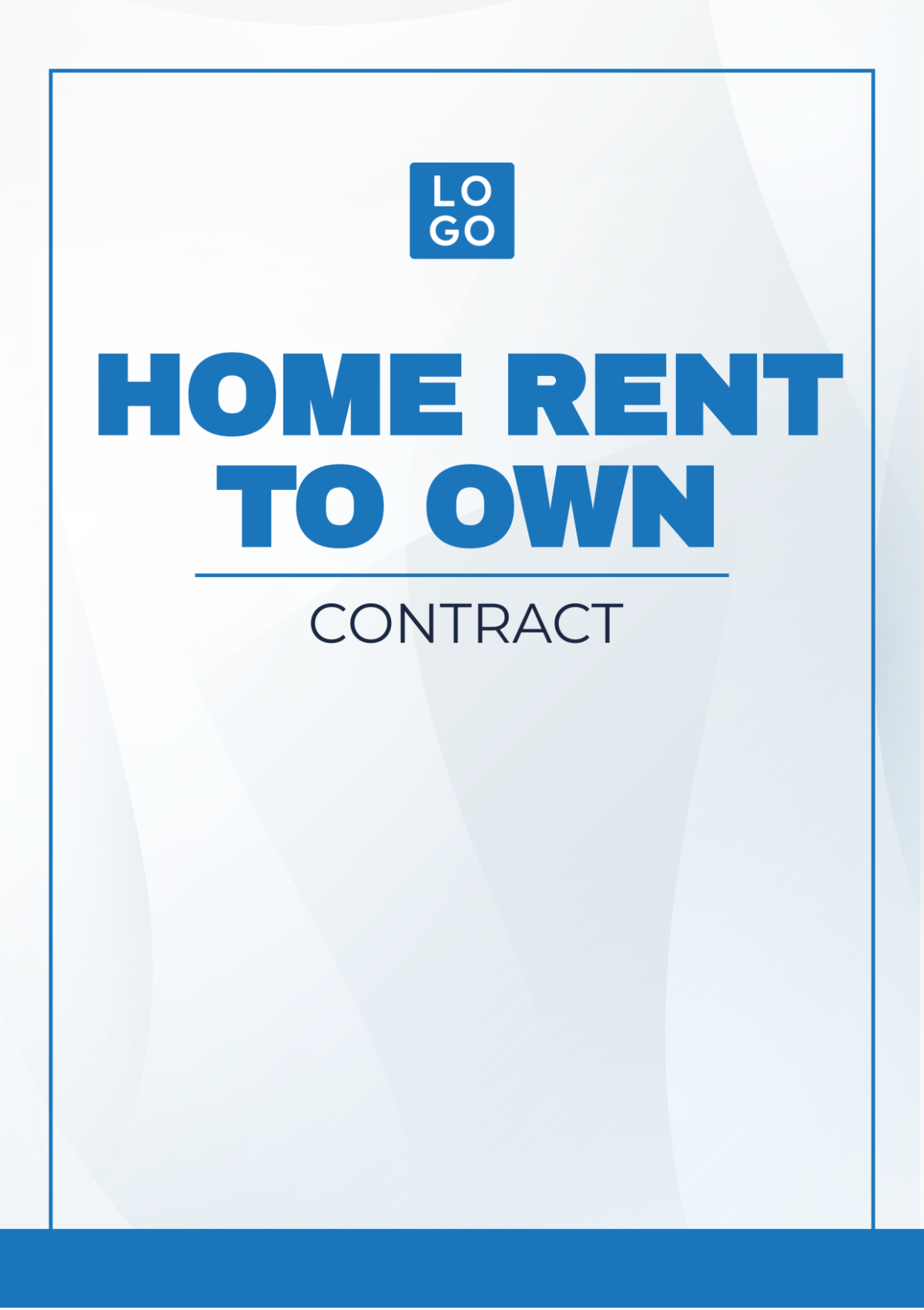 Home Rent to Own Contract Template - Edit Online & Download