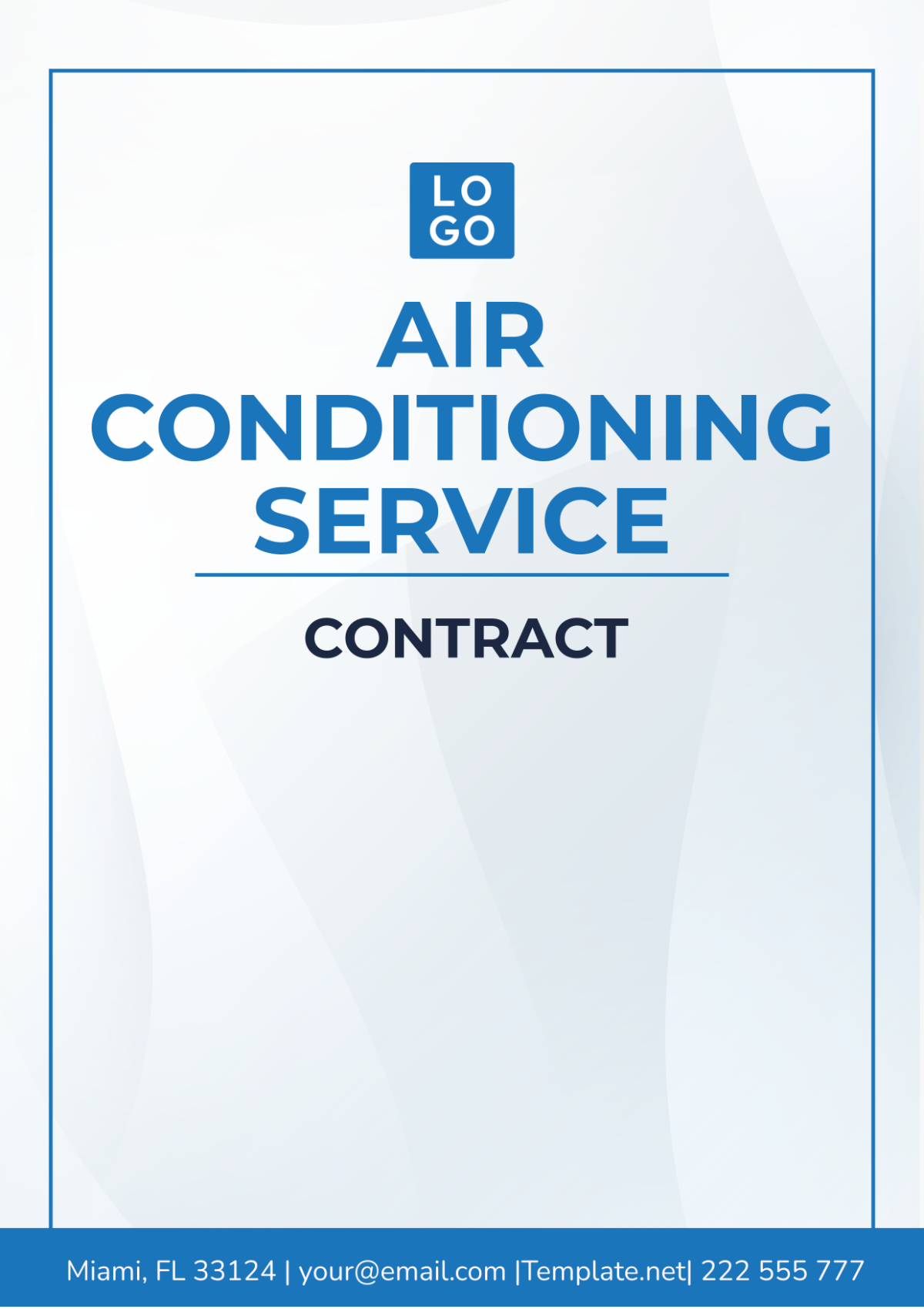 Air Conditioning Service Contract Template