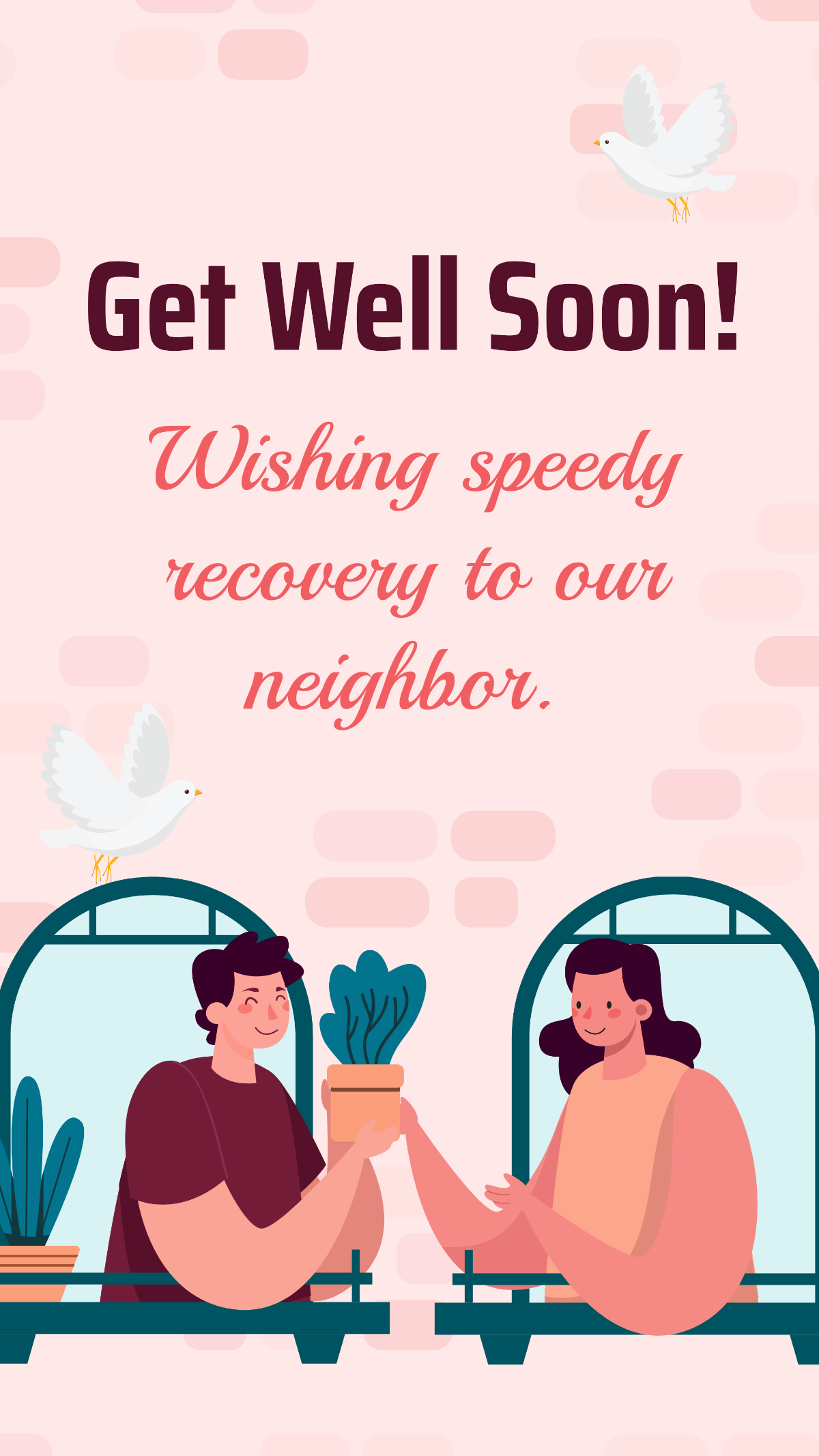Get Well Soon Message For Neighbor Template